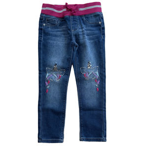Blue Ink Girls Blue Unicorns Jeans size: 5T
